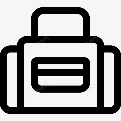 运动包健康15直线型图标svg_新图网 https://ixintu.com 健康 直线 线型 运动