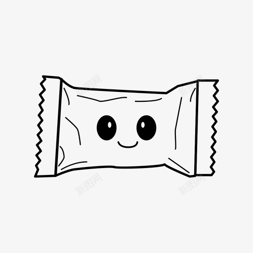 嗨嚼糖果硬糖图标svg_新图网 https://ixintu.com 包装纸 卡瓦伊 卡瓦伊糖果 嗨嚼 硬糖 糖果