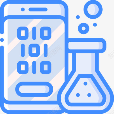 化学数据科学14蓝色图标图标