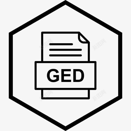 ged文件文件文件类型格式图标svg_新图网 https://ixintu.com 41种 ged 文件 格式 类型