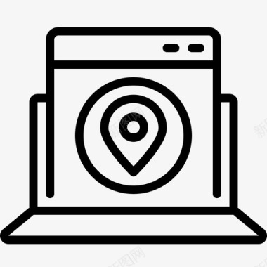 网站地图当代小工具图标图标