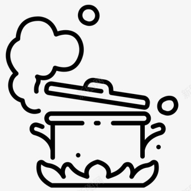 煮火锅吃图标图标