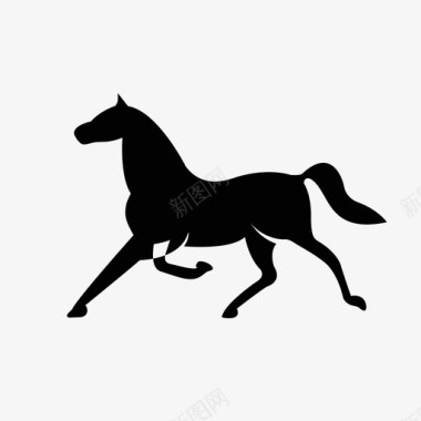 07 running horse图标