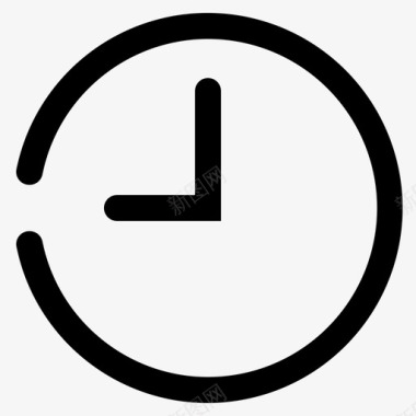 时钟电子时间图标图标