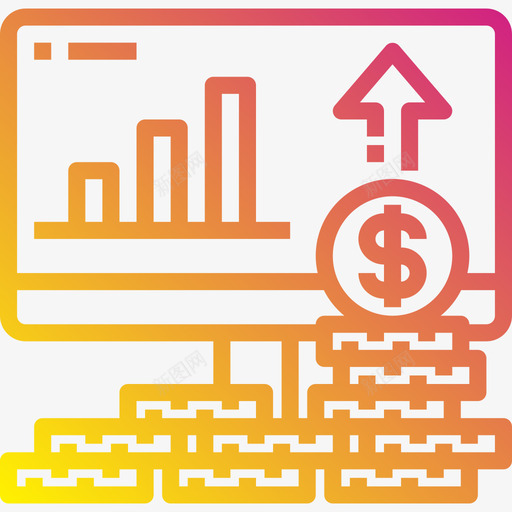 分析商业动机11梯度图标svg_新图网 https://ixintu.com 分析 动机 商业 梯度