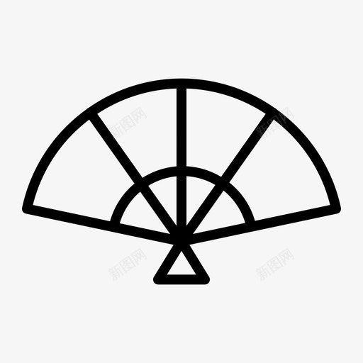 风扇夏季99直线型图标svg_新图网 https://ixintu.com 夏季99 直线型 风扇