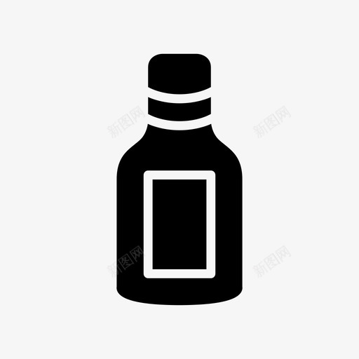 药瓶药品健康图标svg_新图网 https://ixintu.com 健康 药丸 药品 药房 药瓶