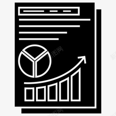 饼图业务分析统计数据图标图标
