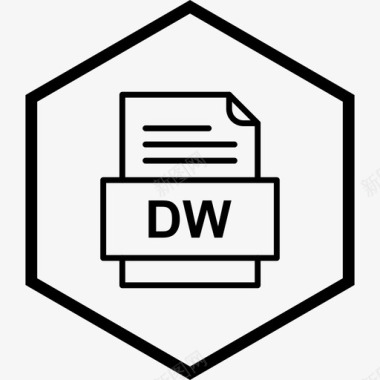 dw文件文件文件类型格式图标图标