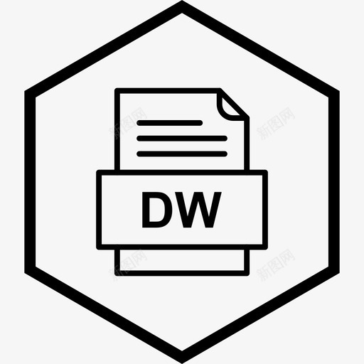 dw文件文件文件类型格式图标svg_新图网 https://ixintu.com 41种 dw 文件 格式 类型