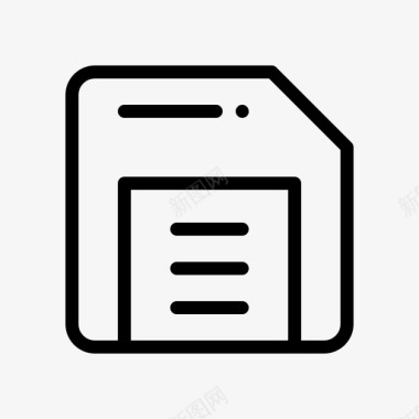 保存文件文件文件组织大纲图标图标