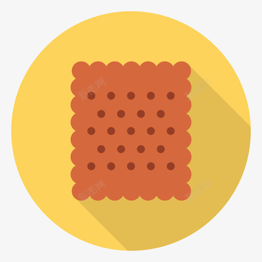 饼干食品和饮料30圆形图标svg_新图网 https://ixintu.com 圆形 食品和饮料30 饼干