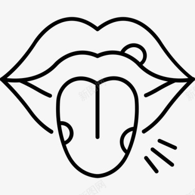 地理舌唇治疗图标图标