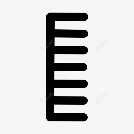 梳子理发店美容图标svg_新图网 https://ixintu.com 剃须刀 工具 梳子 理发店 理发店生产线 美容 设备
