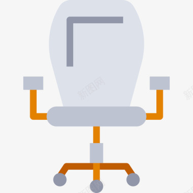 椅子电脑配件2扁平图标图标