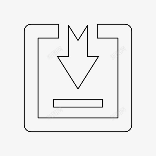 数据安装图标svg_新图网 https://ixintu.com 下载 保存 安装 数据 更新