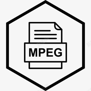 mpeg文件文件文件类型格式图标图标