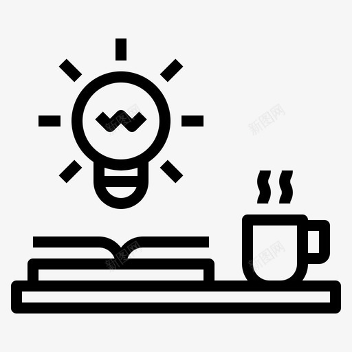 创意书议程商务图标svg_新图网 https://ixintu.com 书籍和阅读 创意书 商务 笔记本 议程 阅读