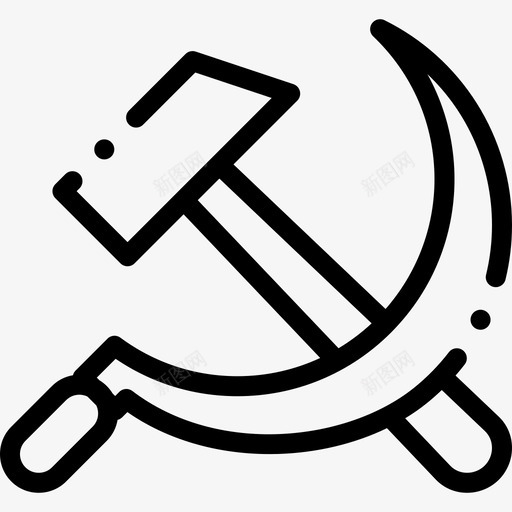 共产主义俄罗斯9直系图标svg_新图网 https://ixintu.com 俄罗斯 共产主义 直系
