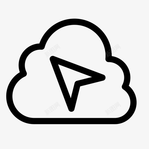 云定位导航在线图标svg_新图网 https://ixintu.com 在线 存储 定位 导航 数据