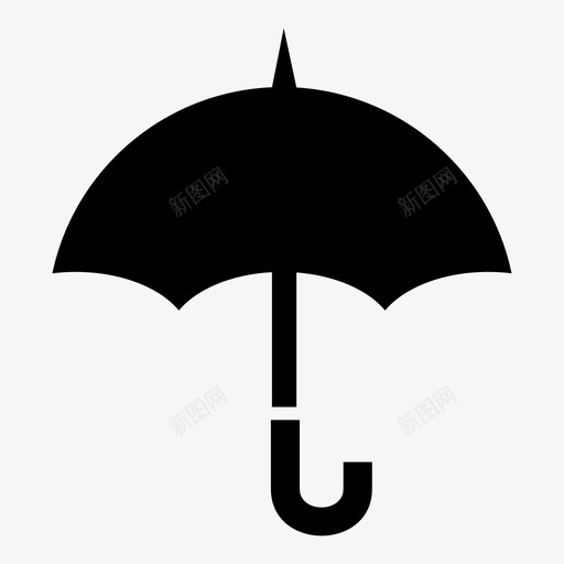 雨伞引导favicon图标svg_新图网 https://ixintu.com favicon navicon 响应 图标 引导 按钮 网络 雨伞