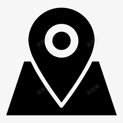 地点位置pin图标svg_新图网 https://ixintu.com ikigai pin 位置 地点 实体 电子商务
