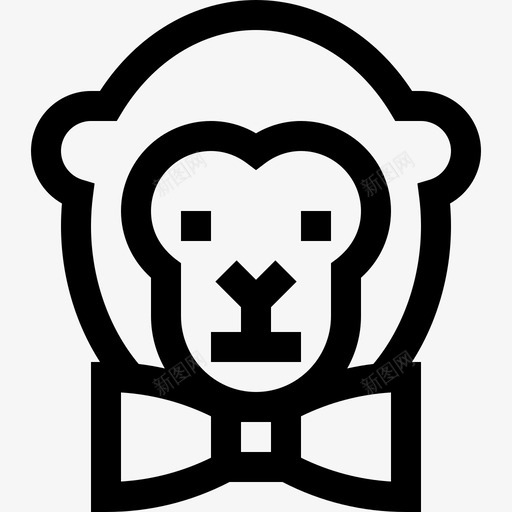 猴子马戏团47直系图标svg_新图网 https://ixintu.com 猴子 直系 马戏团