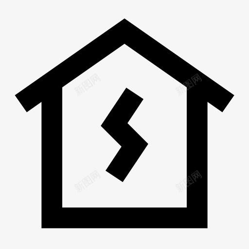 能源和电力电力房屋图标svg_新图网 https://ixintu.com 房地产 房屋 电力 能源和电力 能源和电力概述24像素