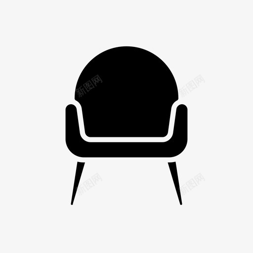 采购产品椅子软垫家具家庭家具图标svg_新图网 https://ixintu.com 产品 办公椅 室内 家具 家庭 椅子 软垫 采购