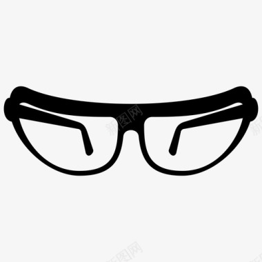眼镜护目镜眼睛图标图标