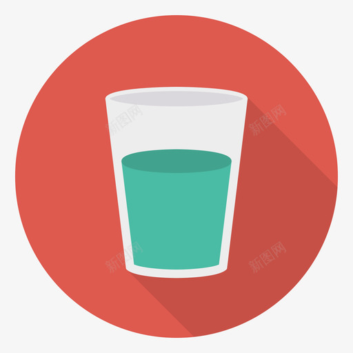 玻璃食品和饮料30圆形图标svg_新图网 https://ixintu.com 圆形 玻璃 食品和饮料30