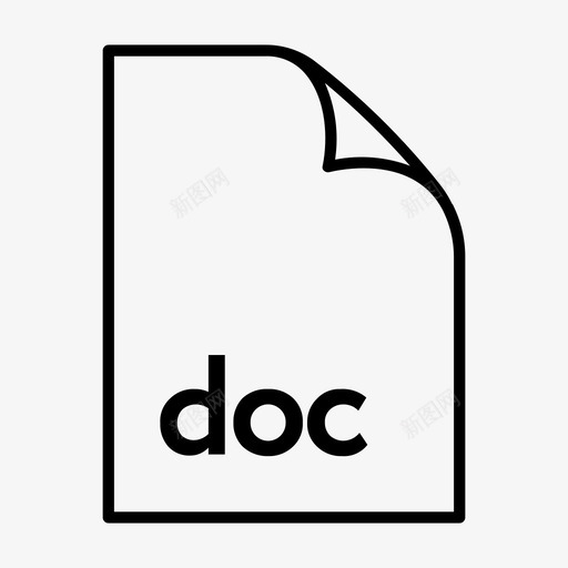 docdocx格式化文件图标svg_新图网 https://ixintu.com doc docx 格式化文件