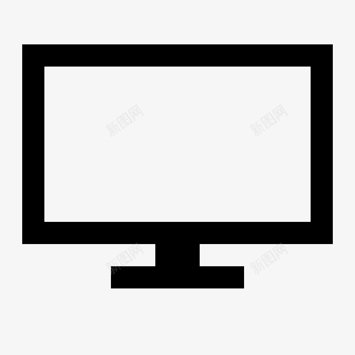 台式机计算机硬件图标svg_新图网 https://ixintu.com 台式机 屏幕 显示器 电子设备 硬件 计算机