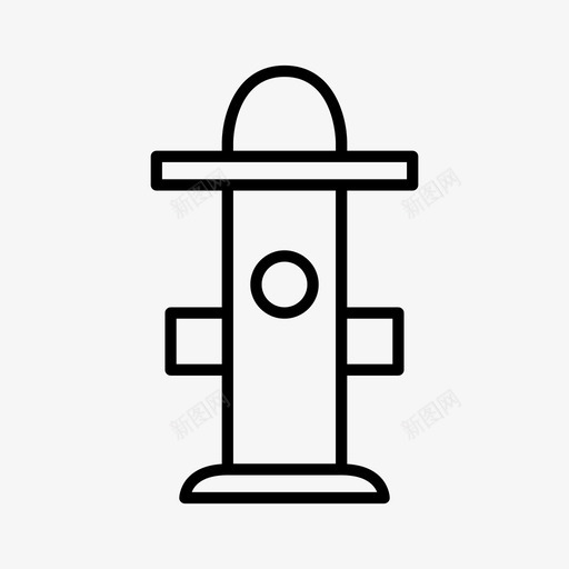 消防栓区域城市图标svg_新图网 https://ixintu.com 区域 城市 城镇 消防栓