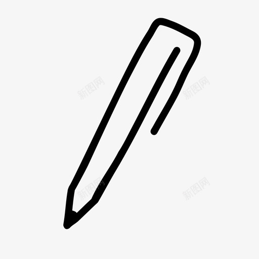 钢笔编辑签名图标svg_新图网 https://ixintu.com 书写 手写 手绘 签名 编辑 钢笔