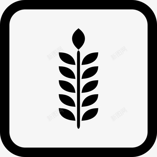 谷物玉米食物图标svg_新图网 https://ixintu.com 小麦 玉米 谷物 食物