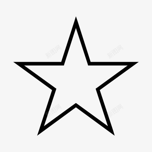 星星最爱五图标svg_新图网 https://ixintu.com 五 多媒体收藏图标 形状 星星 最爱 速率