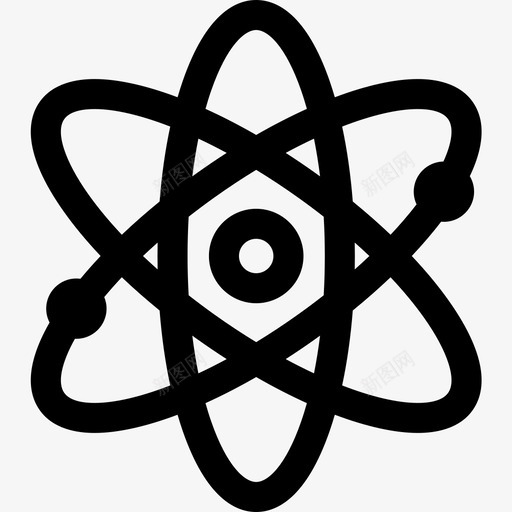 原子物理学22线性图标svg_新图网 https://ixintu.com 原子 物理学22 线性