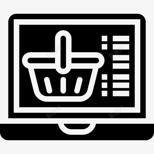 在线购物电子商务108填充图标svg_新图网 https://ixintu.com 在线购物 填充 电子商务108