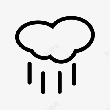 雨云季节图标图标