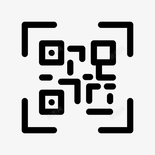 二维码条码扫描仪购物和电子商务图标svg_新图网 https://ixintu.com 二维码 条码扫描仪 购物和电子商务