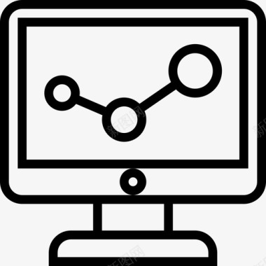 数据数据和网络管理1线性图标图标