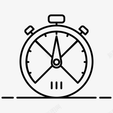 秒表模拟手表计时器图标图标