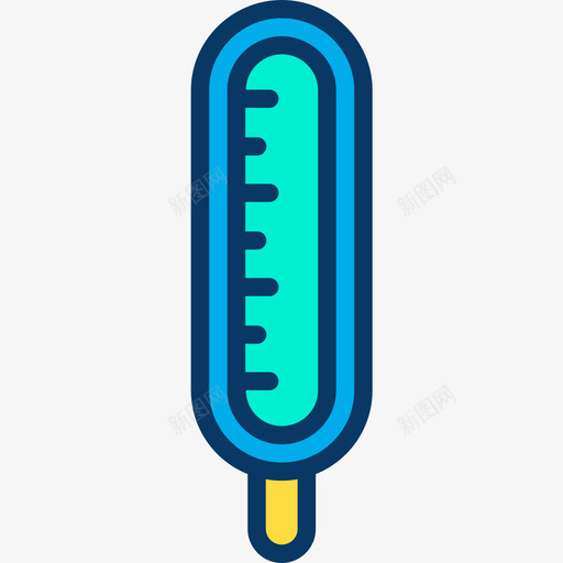 温度计医用155线性颜色图标svg_新图网 https://ixintu.com 医用 温度计 线性 颜色