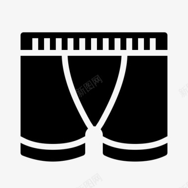 内裤拳击裤时尚图标图标