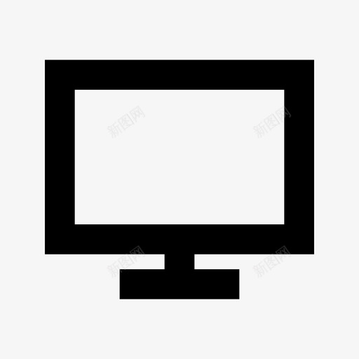 台式机电脑显示器图标svg_新图网 https://ixintu.com pc 台式机 图标 显示器 清晰 电脑 电视