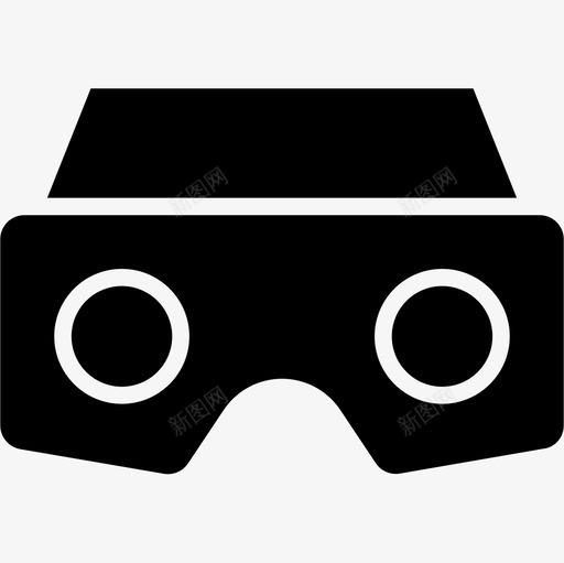 Ar眼镜虚拟现实48实心图标svg_新图网 https://ixintu.com Ar 实心 眼镜 虚拟现实