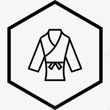 空手道柔道跆拳道图标图标