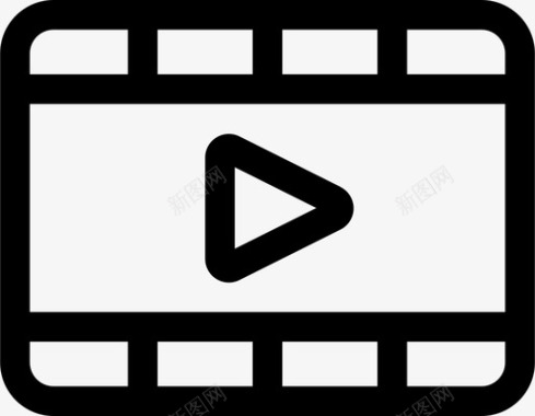 电影戏剧屏幕图标图标