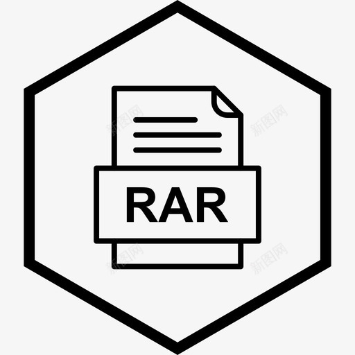 rar文件文件文件类型格式图标svg_新图网 https://ixintu.com 41种文件格式 rar文件文件 文件类型 格式